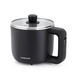 [Voucher 10% cho đơn từ 499k] Nồi Điện Đa Năng, 0.8L, 220V, 50Hz, 600W - Màu Đen - LocknLock - EJP116BLK